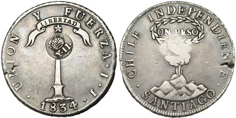 Republic of Chile- Philippine Resealed Coin