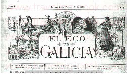 Eco de Galicia Newspaper - Founded by Jose Maria Cao Luaces