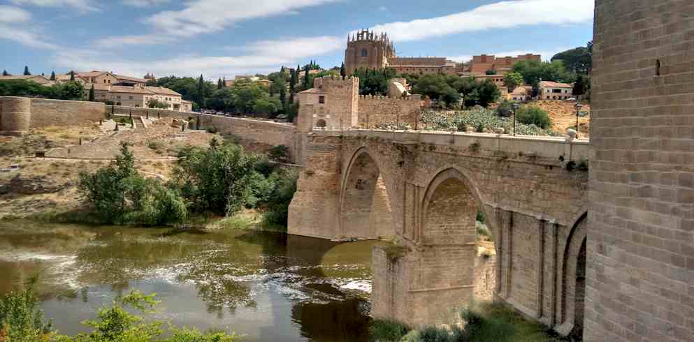 gate in City of Toledo Landscape - One day in madrid