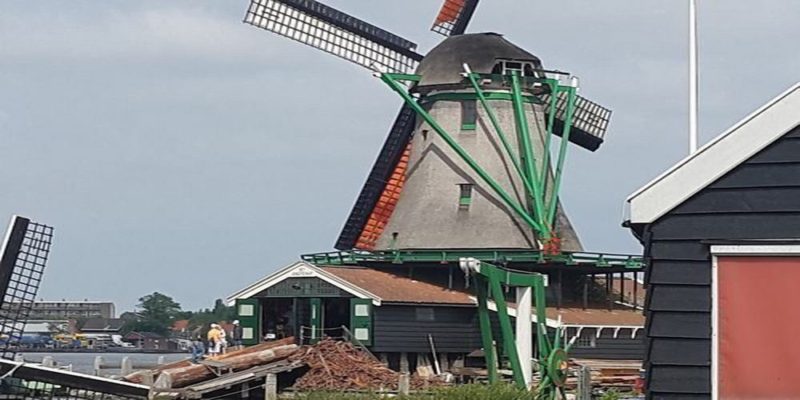 Windmills Zaanse Schans Historic Park 