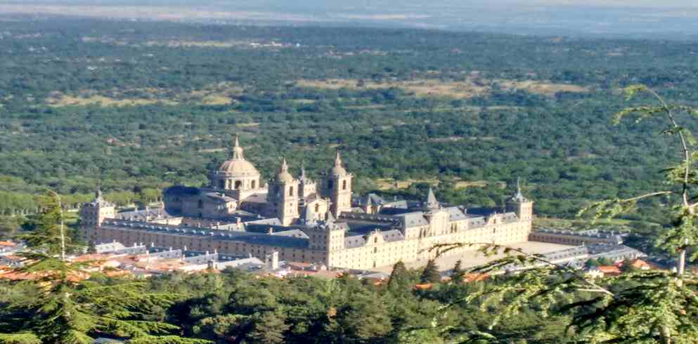 Royal Palace San Lorenzo del Escorial landscape-* One day in Madrid