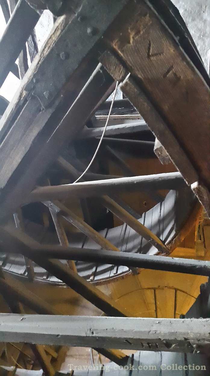 Treadwheel Crane in the Cathedral of strasbourg 