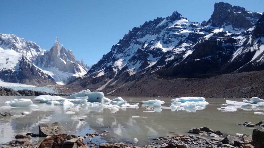 Laguna Torre Glacier at The End of the World
