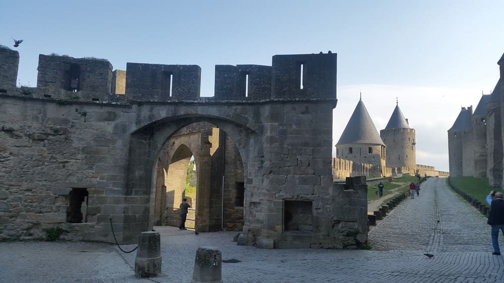 View of the defense street between the first and second walls