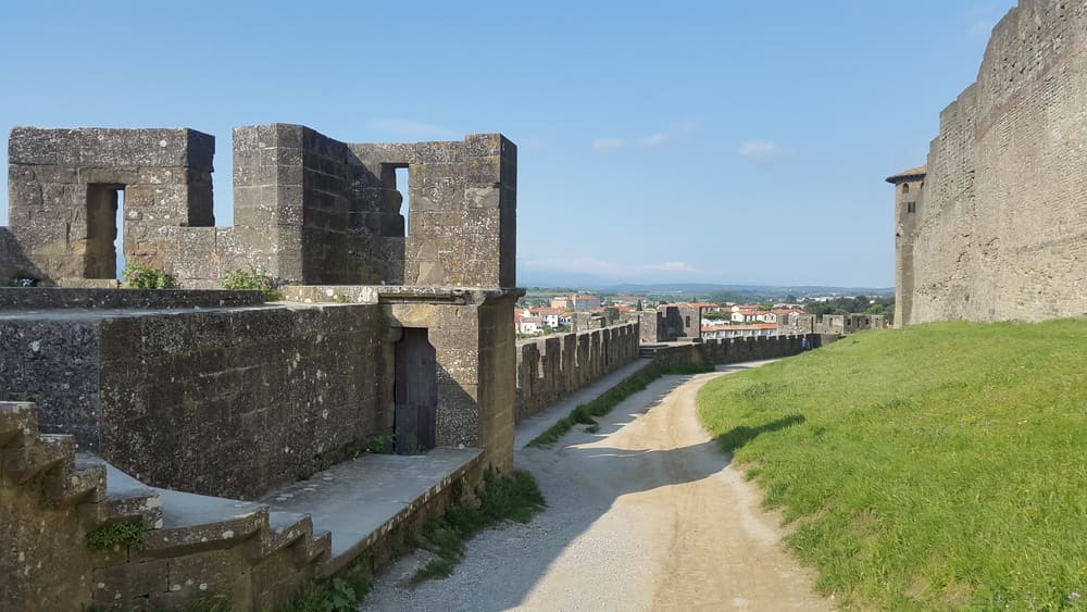 Internal view of the defense street between the first and second walls