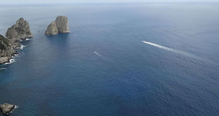 Landscape Capri: Island to Fall in Love. Unforgettable Charm and Pleasure