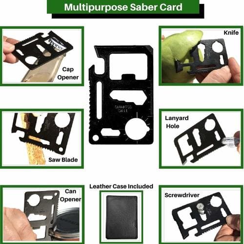 Outdoor 2022 Survival Gear - Saber card