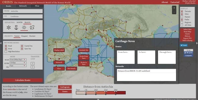 Roman Empire: Road and Trade Network