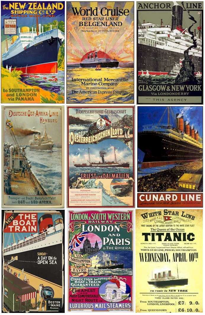 History of #Vessels #Travel #Advertising 1890-1930 At the end of the 19th century and the beginning of the 20th century, many shipping lines that transported mail and some passengers transformed their ships into luxury Vessels . It was no longer just the flow of #immigrants to #America. It was a transportation business by sea. And l#. #poster #ads #printer #history #plaques #decor #DIYuxury in many cases.