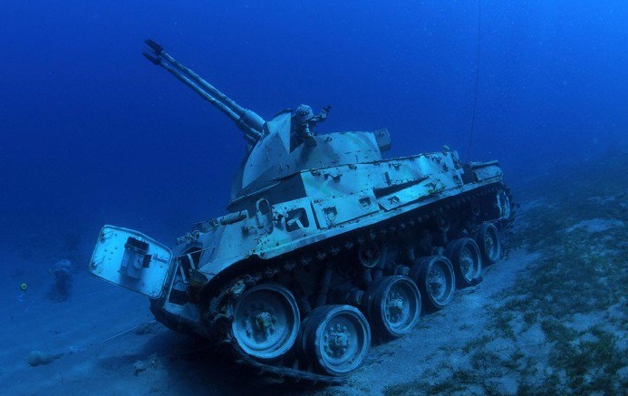 Underwater Military Museum in the Red Sea