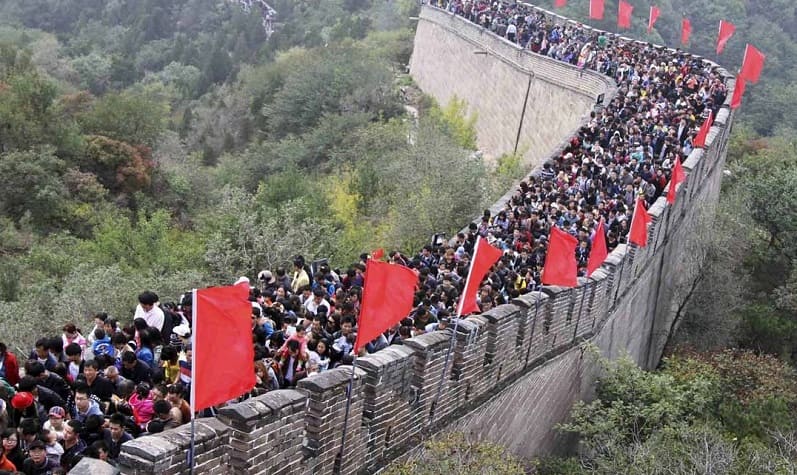 Over-Tourism in the Chinese Wall