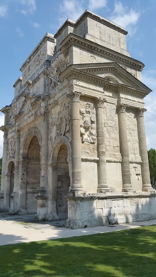 Triumph Arch in Via Agrippa - Orange - (France) Tourism in Ancient Rome