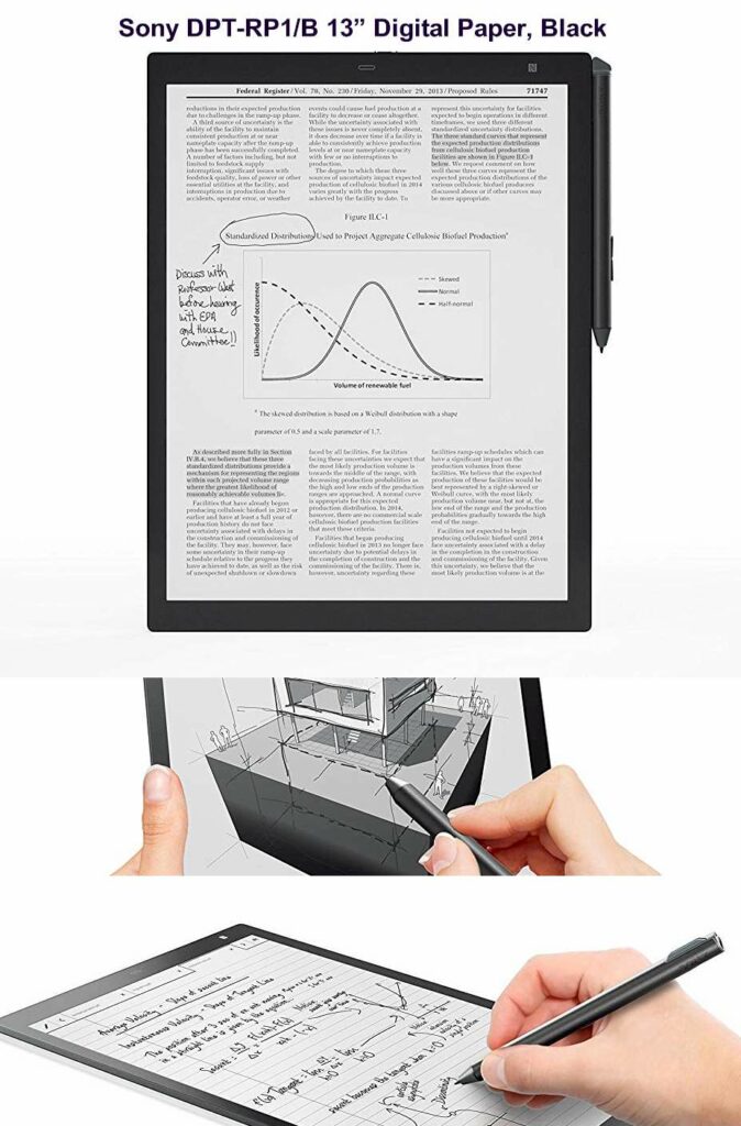 Sony DPT-RP1 13.3-inch screen - Digital Paper Reviewed 2020 - 2021