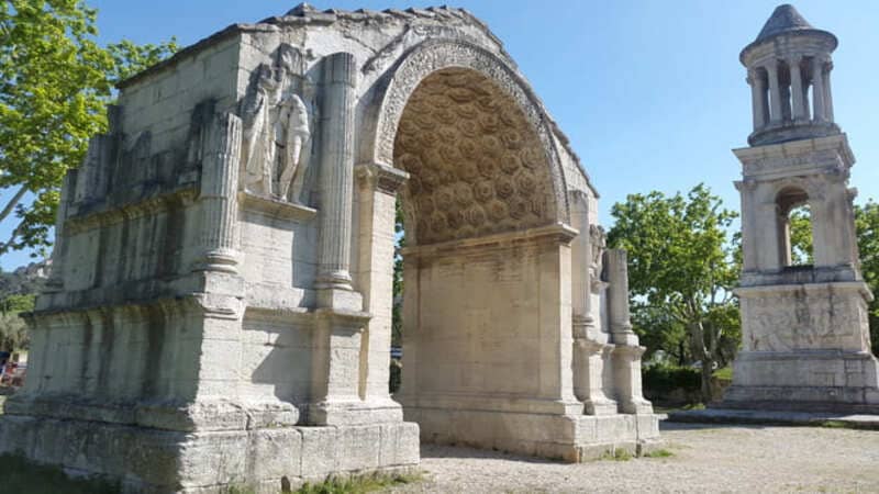 Triumph Arch in Via Domitia - Saint Remy de Provence - (France)- Tourism in Ancient Greece and Rome