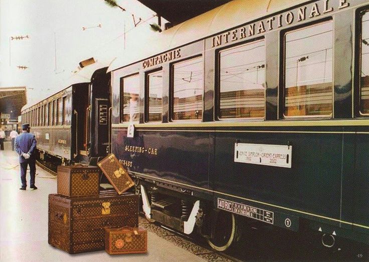 Louis Vuitton Vintage trunks on Railroad