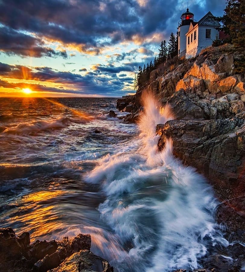 #Acadia U.S. National Park -  #Maine - East of the Mississippi River, off the Atlantic coast of Maine, lies Acadia National Park. It is home to a wide variety of plants and animals, in addition to #Cadillac #Mountain #hiking #trekking #outdoor #DIY #Beach #NPS #photo #love