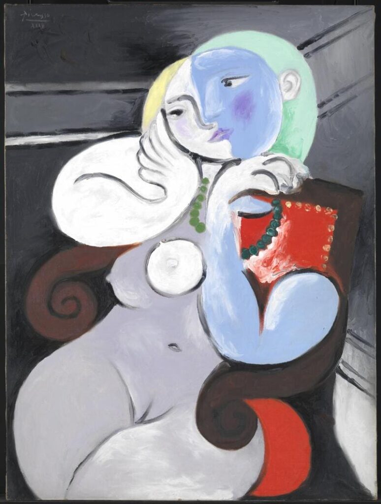 Nude Woman in a Red Armchair - Picasso Nude Artworks