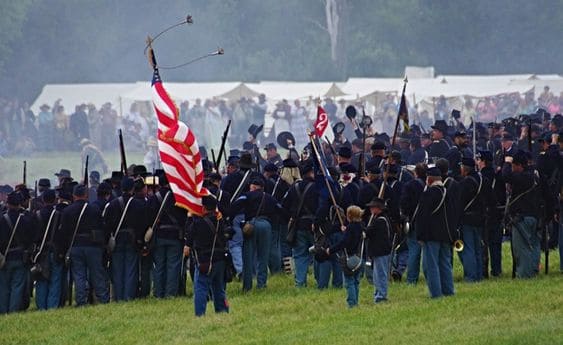 Gettysburg National Military Park Reenactment -We visited #Gettysburg National Military Park ( National Park service). Here are the fields where one of the most important #battles of the American Civil #War was fought.