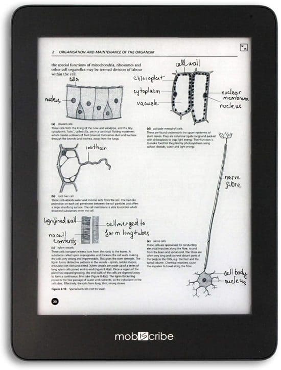 E-Ink Digital Paper Tablet is about the size of an A4 or US Letter paper -  CNX Software