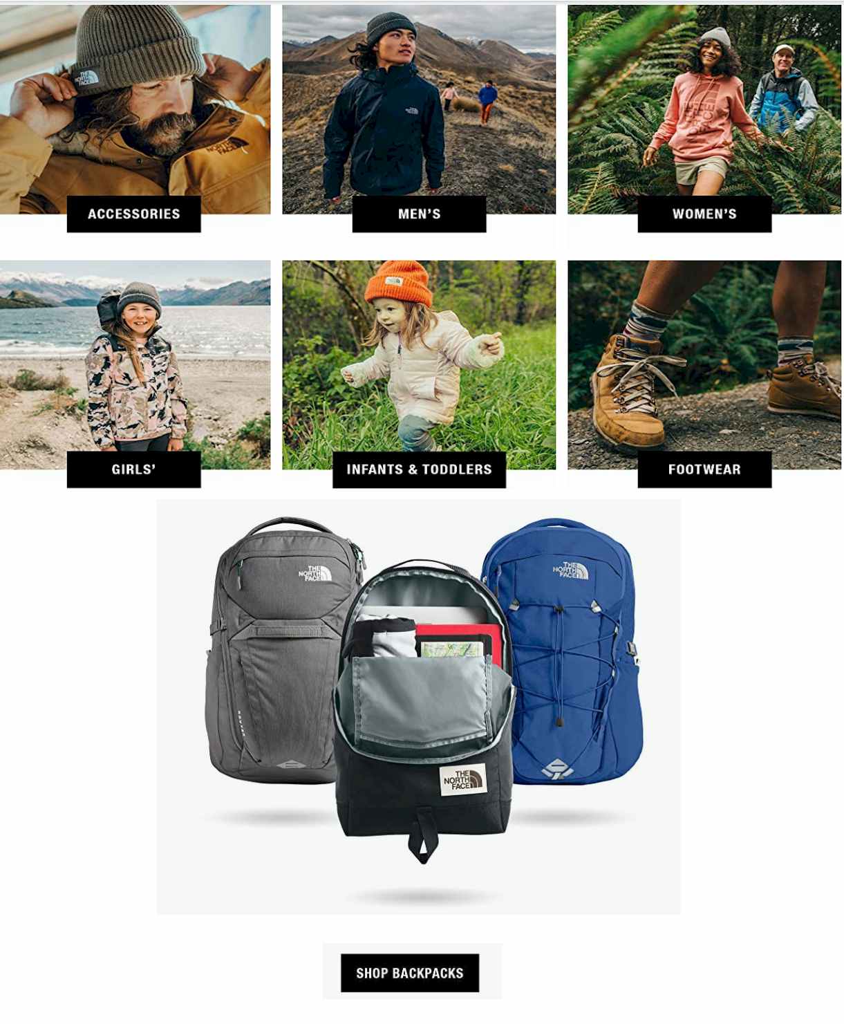 North Face Store on Amazon