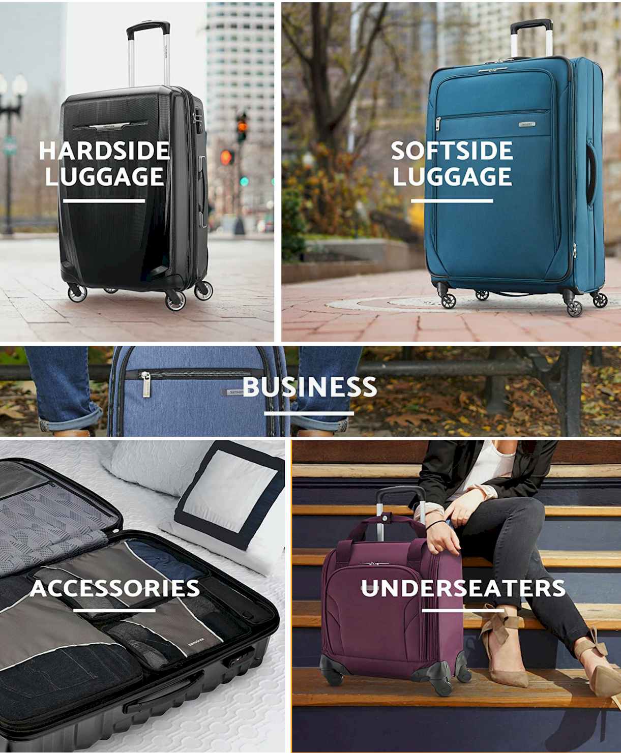 SAMSONITE Store -Luggage & Suitcases #Travel Gear - Travel gadgets - Luggage Samsonite - traveling accessory, traveller accessories,