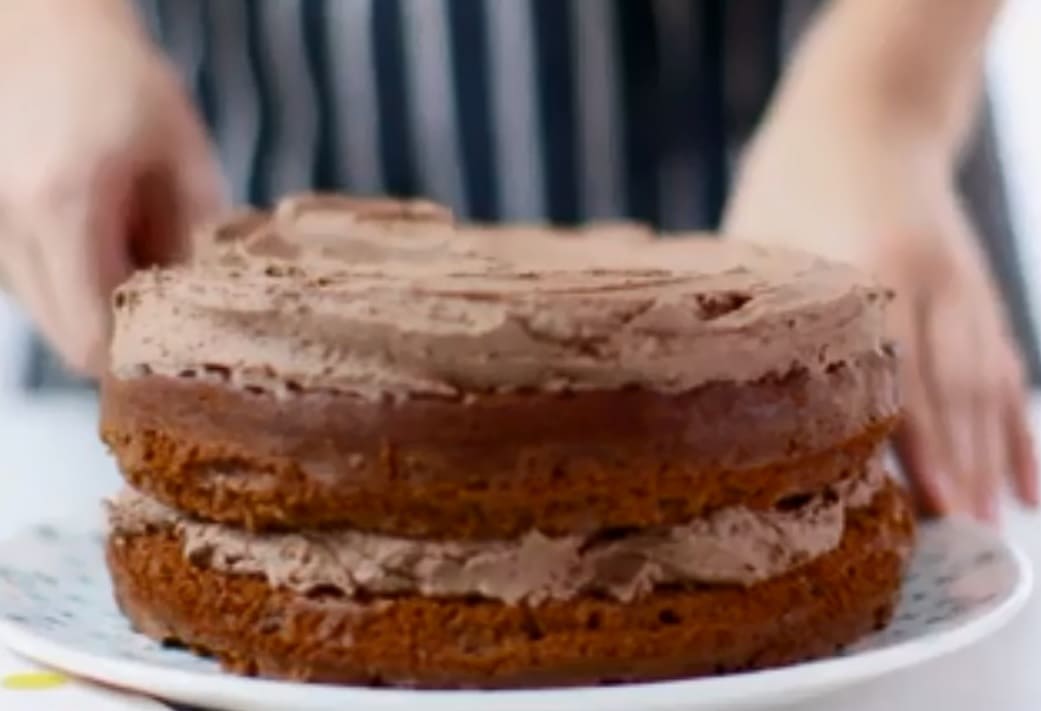 Easy Chocolate Cake  Master the chocolate cake with an airy, light sponge and rich buttercream filling. It's simple enough for an afternoon tea but special enough for a party too