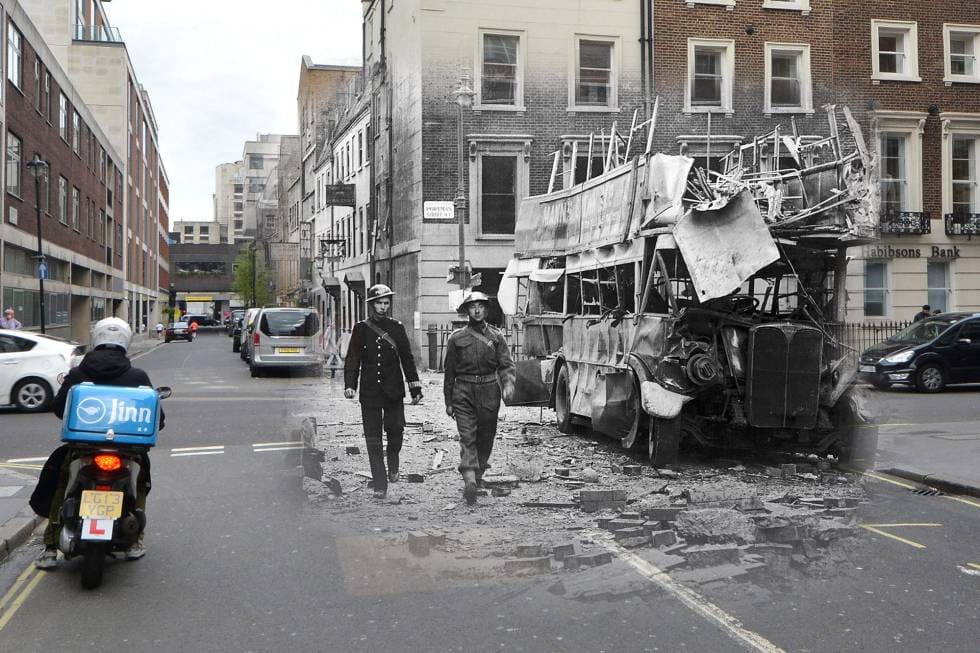 London Photos 75 Years Later