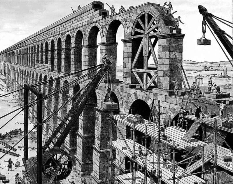 Crane and Hoist in Ancient Rome
