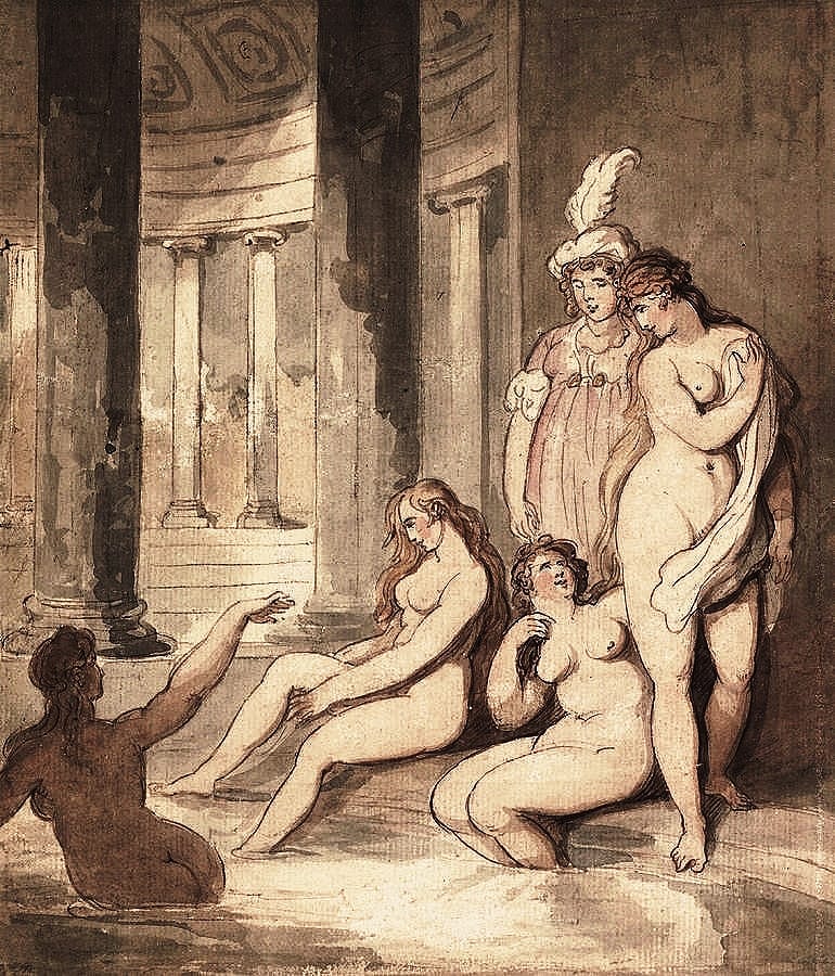 Thomas Rowlandson Nude Painting & Draws