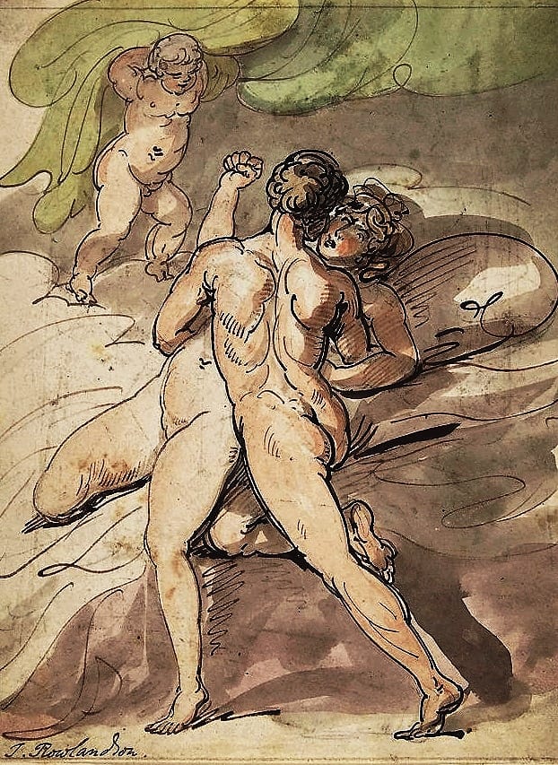 Thomas Rowlandson Erotic Draws - erotic art 18th century