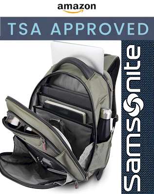 Samsonite Bacpack TSA Aproved