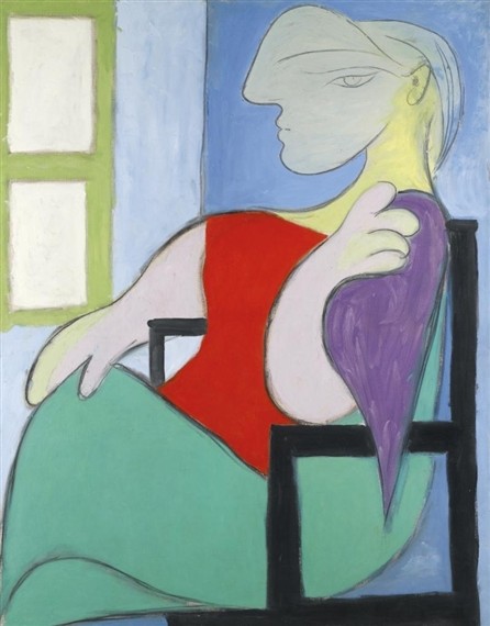 Femme assise près d une fenêtre (Woman sitting by a window) A Picasso in New York 