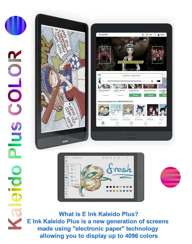 BOOX kaleido plus Nova3 Color 7.8 ePaper Color Best Digital Paper 2021 - Drawing Tablet 