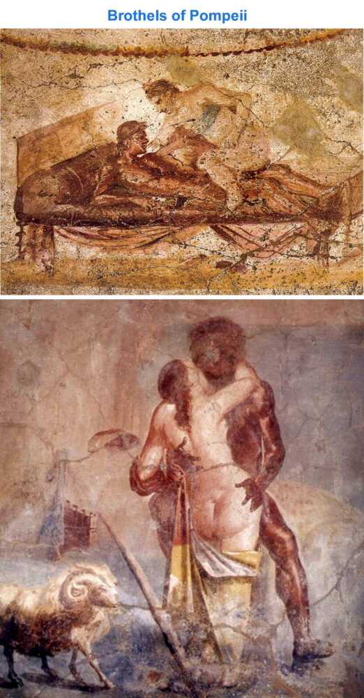 How Many Brothels were there in Pompeii? Almost 30 brothels.