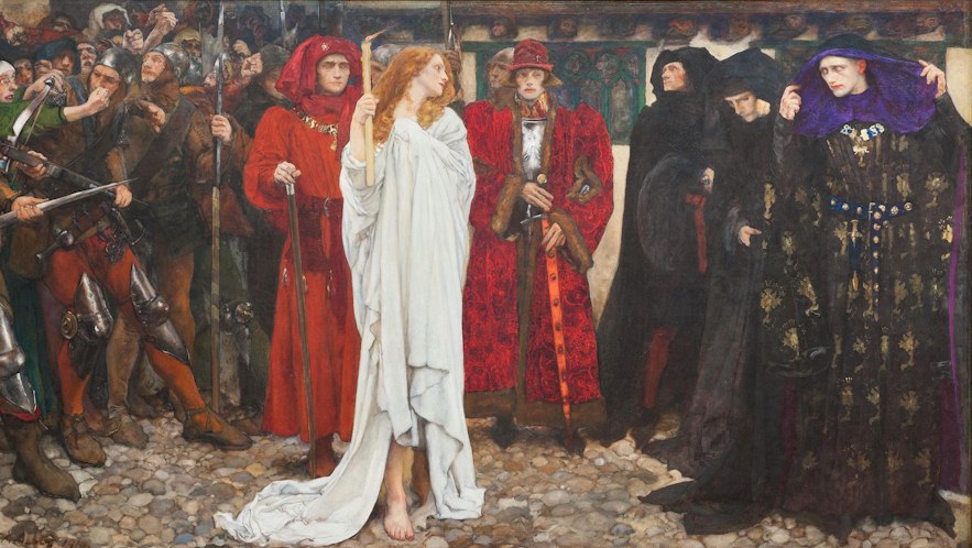 The Penance of Eleanor, Duchess of Glouster EDWIN AUSTIN ABBEY - Travel in the Middle Ages