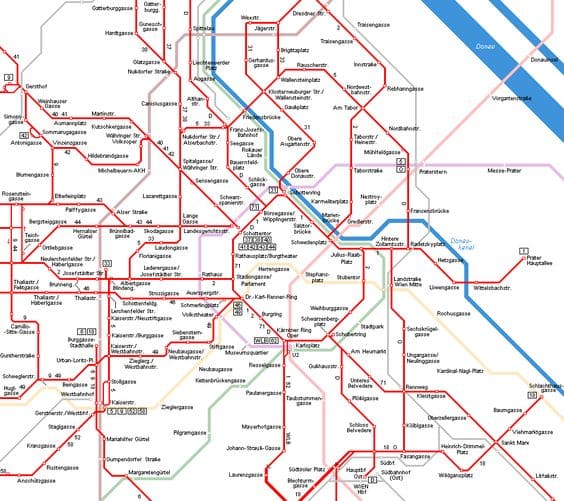 Public Transport in Vienna 2021