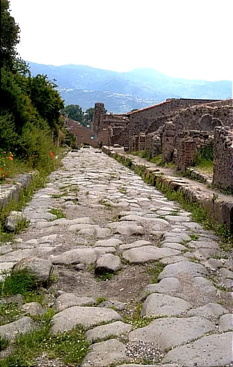 Built Roads in Ancient Rome