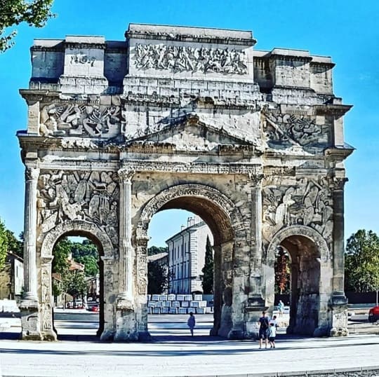 Triumph Arch in Via Agrippa - Orange - (France) Classical Tourism