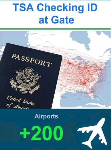 TSA Checking ID at Gate 2022 - TSA ID requirements