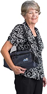 Medical Portable Oxygen Cylinder Carrier - Camera-Style Horizontal Shoulder Bag for Carrying M6, C/M9 or B Oxygen Cylinders
