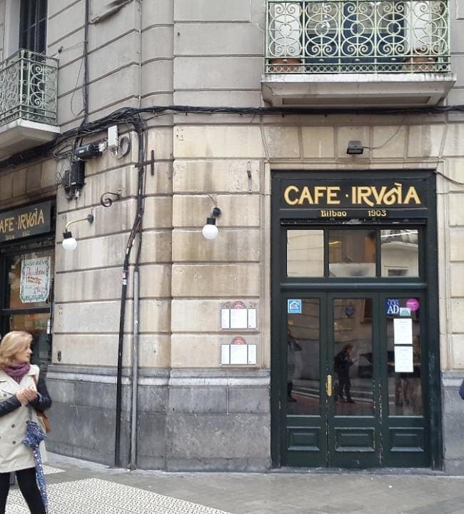 When did Iruña Coffee Shop open?