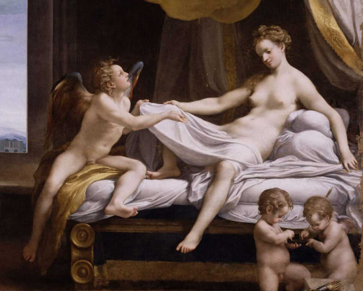 Correggio nude artworks (Antonio Allegri) - Danae - Renaissance Nude Art
