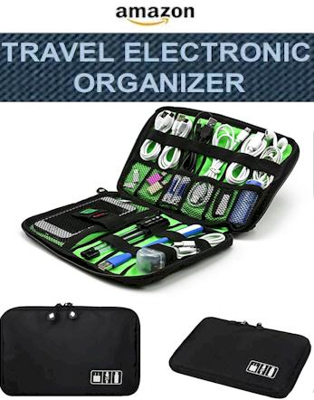 What items are not allowed in checked luggage? - Travel TSA Electronic Organizer 2022