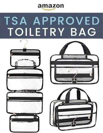 PreCheck TSA 2022 Toiletry Clear Bag - TSA precheck status