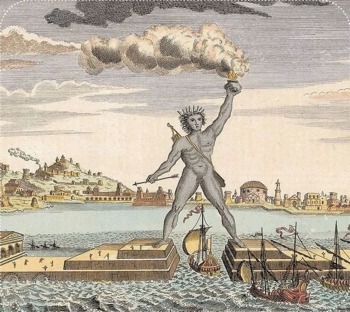 Colossus of Rhodes - Herodoto and Ancient Greece Travelers