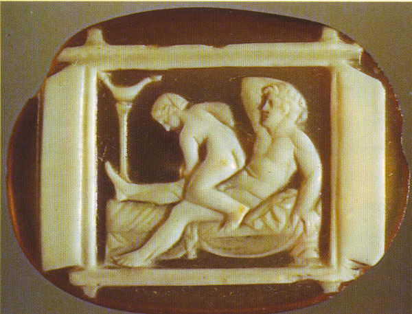 Pompeii Sex Sculptures - Cameos  -Pompeii erotic art