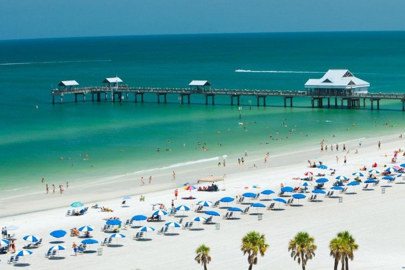 Clearwater Beach -best beaches in the United States