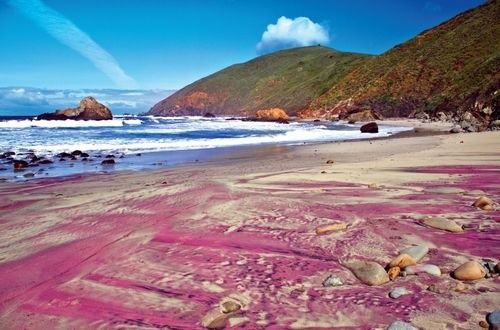 Pfeiffer Beach - California - Pink Sand  or Purple