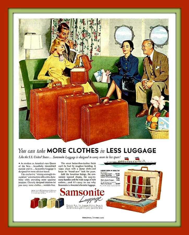 History of Bags - Samsonite  softside