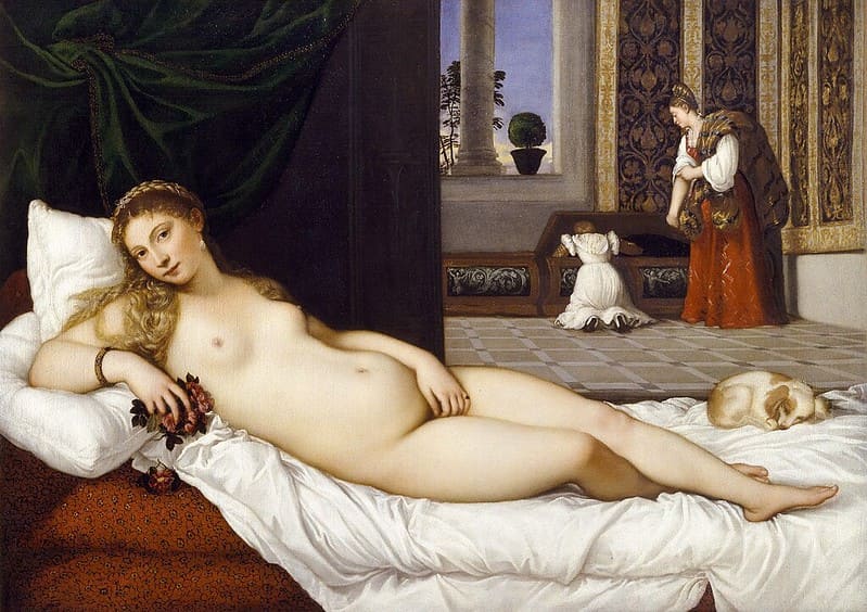 Venus of Urbino Titian - Ancient Nude Artwork